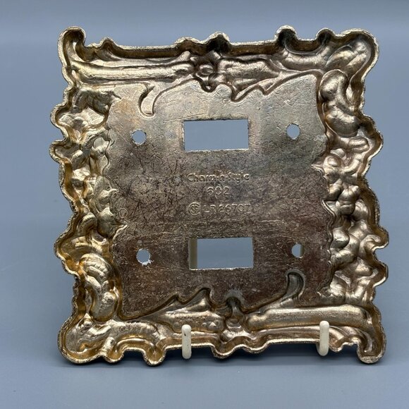 Vintage Double Light Switch Cover Plates 1960’s Electrical Plate Charm-N-Style - Picture 5 of 6